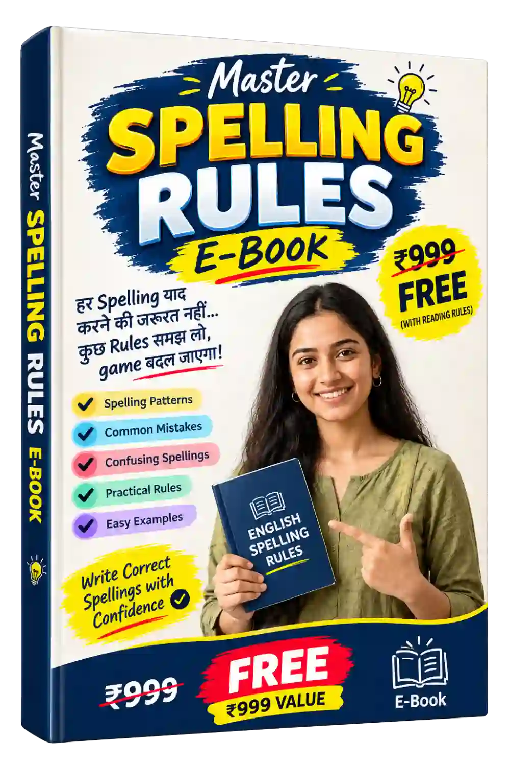 Master Spelling Rules E-Book Cover - Included FREE